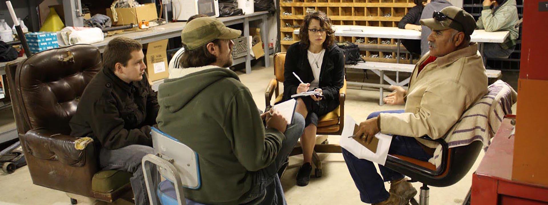 Northern Kentucky Univeristy Students Interviewing Farmworkers, 2009 Northern Kentucky Univeristy Students Interviewing Farmworkers, 2009